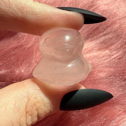 Stuning High Quality Mini Crystal Carvings - Rubber Ducky