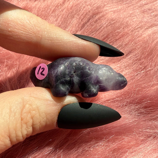 Stunning High Quality Mini Crystal Carving - Platypus