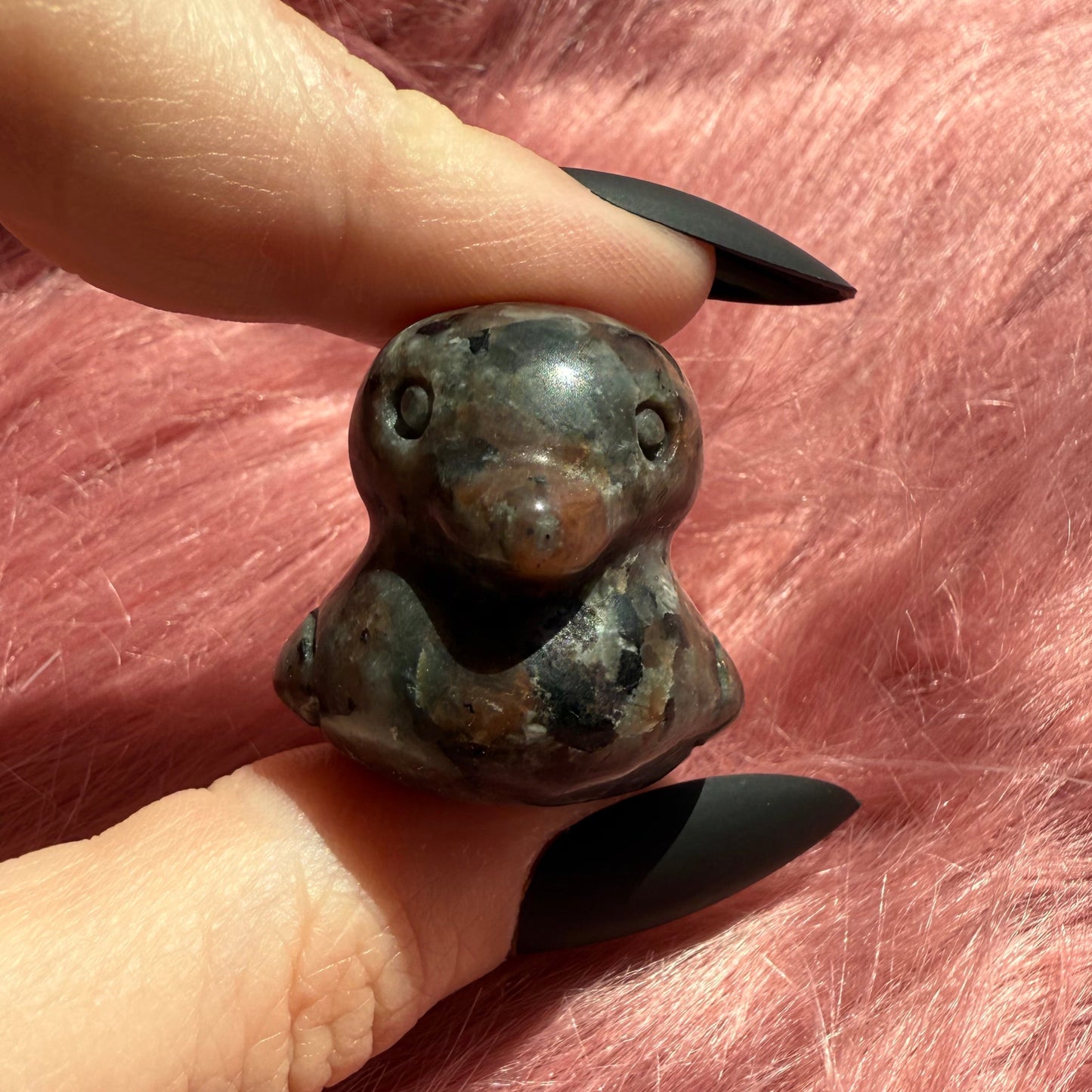 Stuning High Quality Mini Crystal Carvings - Rubber Ducky