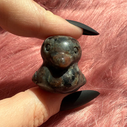Stuning High Quality Mini Crystal Carvings - Rubber Ducky