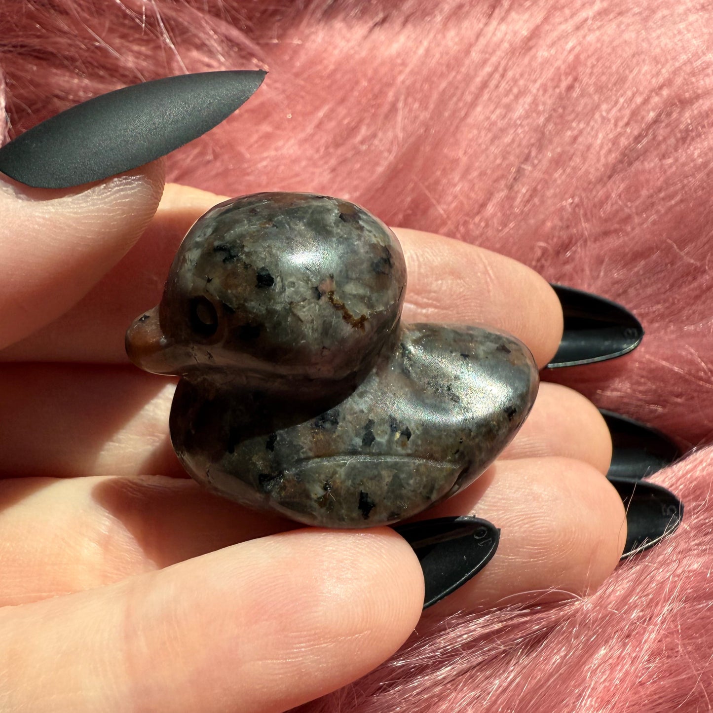 Stuning High Quality Mini Crystal Carvings - Rubber Ducky