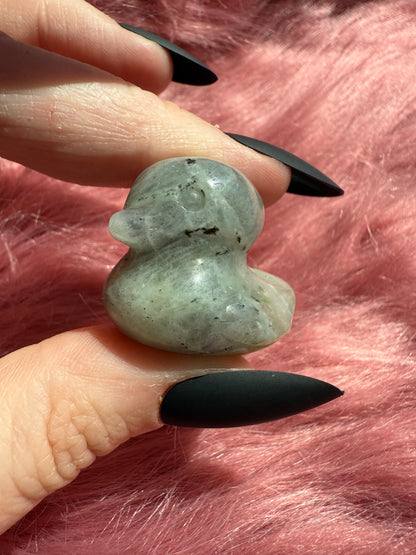 Stuning High Quality Mini Crystal Carvings - Rubber Ducky