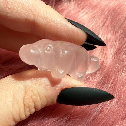 Stunning High Quality Mini Crystal Carving - Platypus