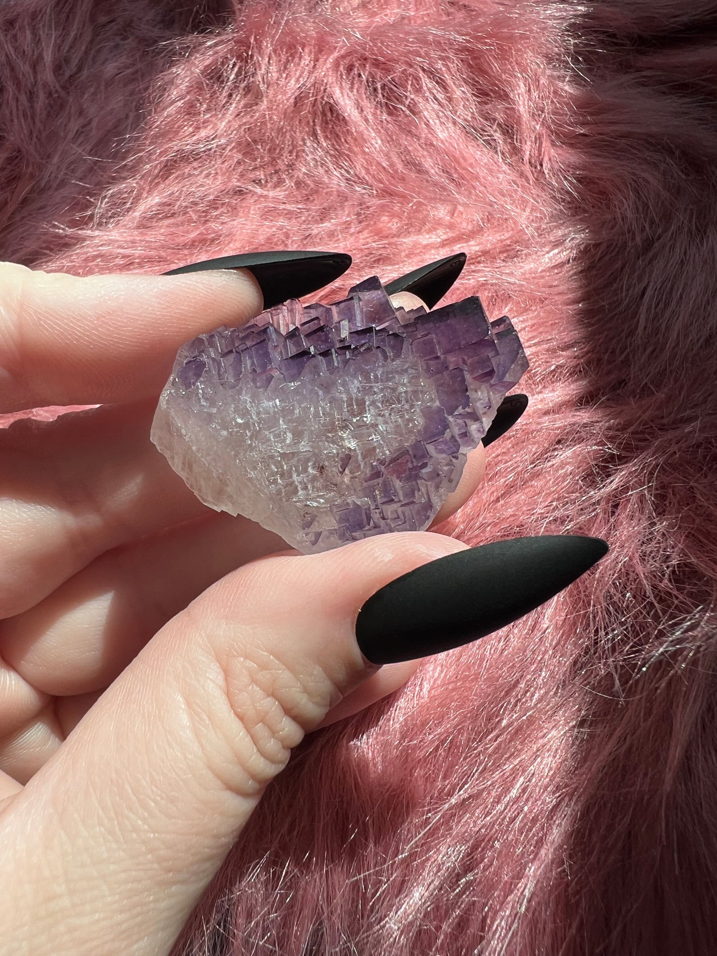 ONE (1) Stunning Fluorite Specimen with Case