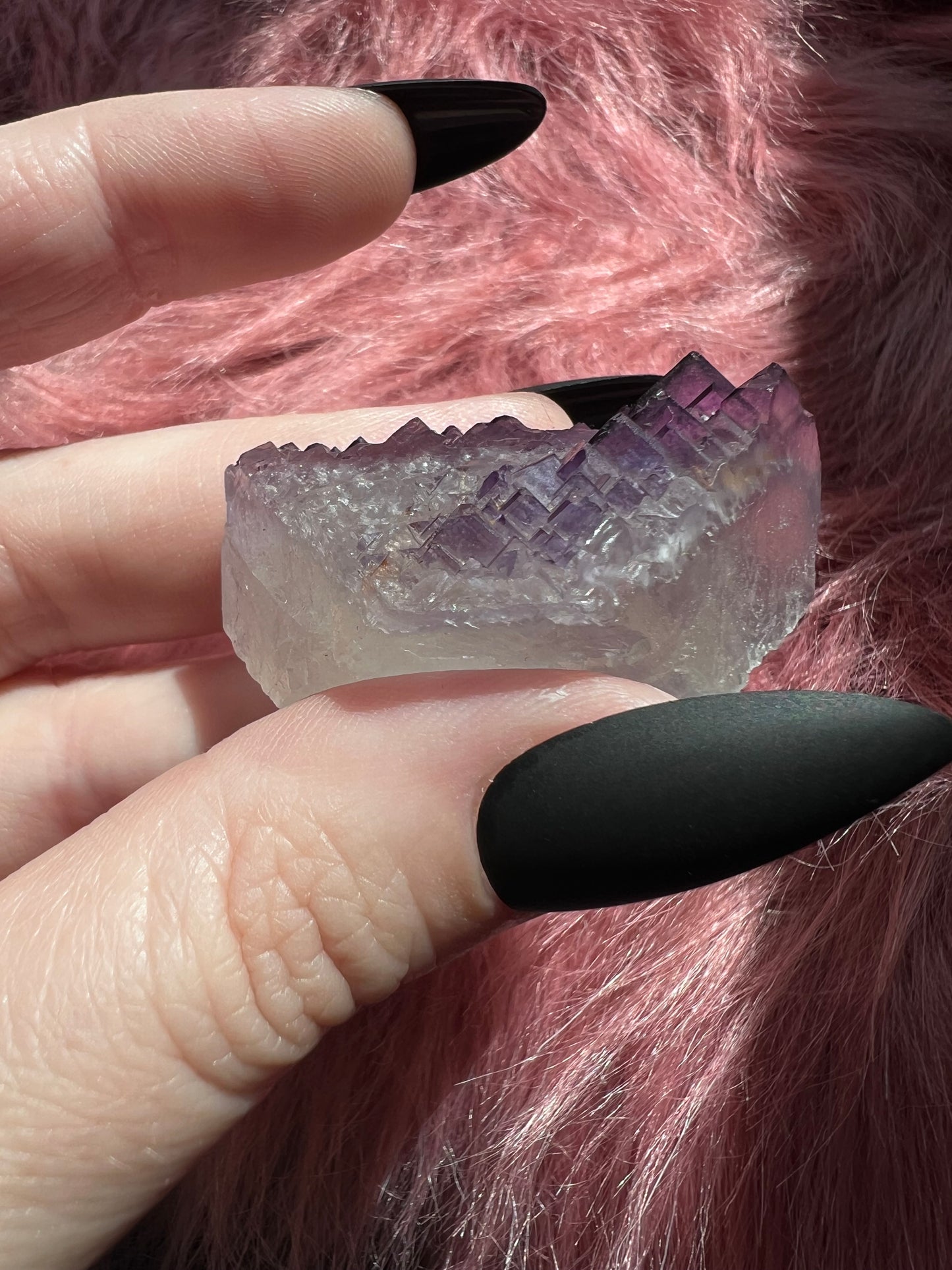 ONE (1) Stunning Fluorite Specimen with Case