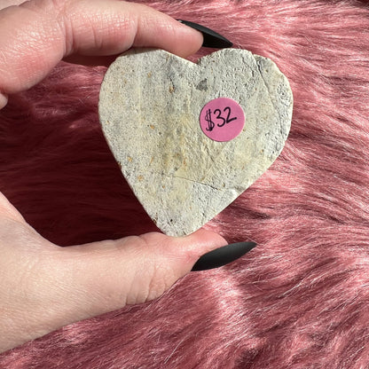 Stunning Aura Treated Quartz Cupcake Heart