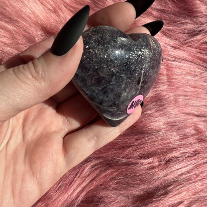 Stunning High Quality Sunstone Iolite Heart