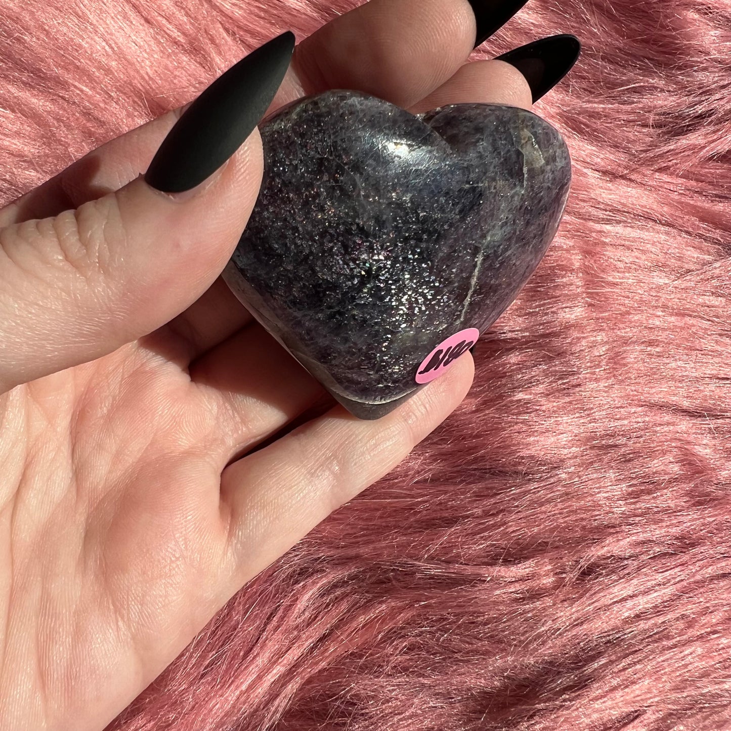 Stunning High Quality Sunstone Iolite Heart