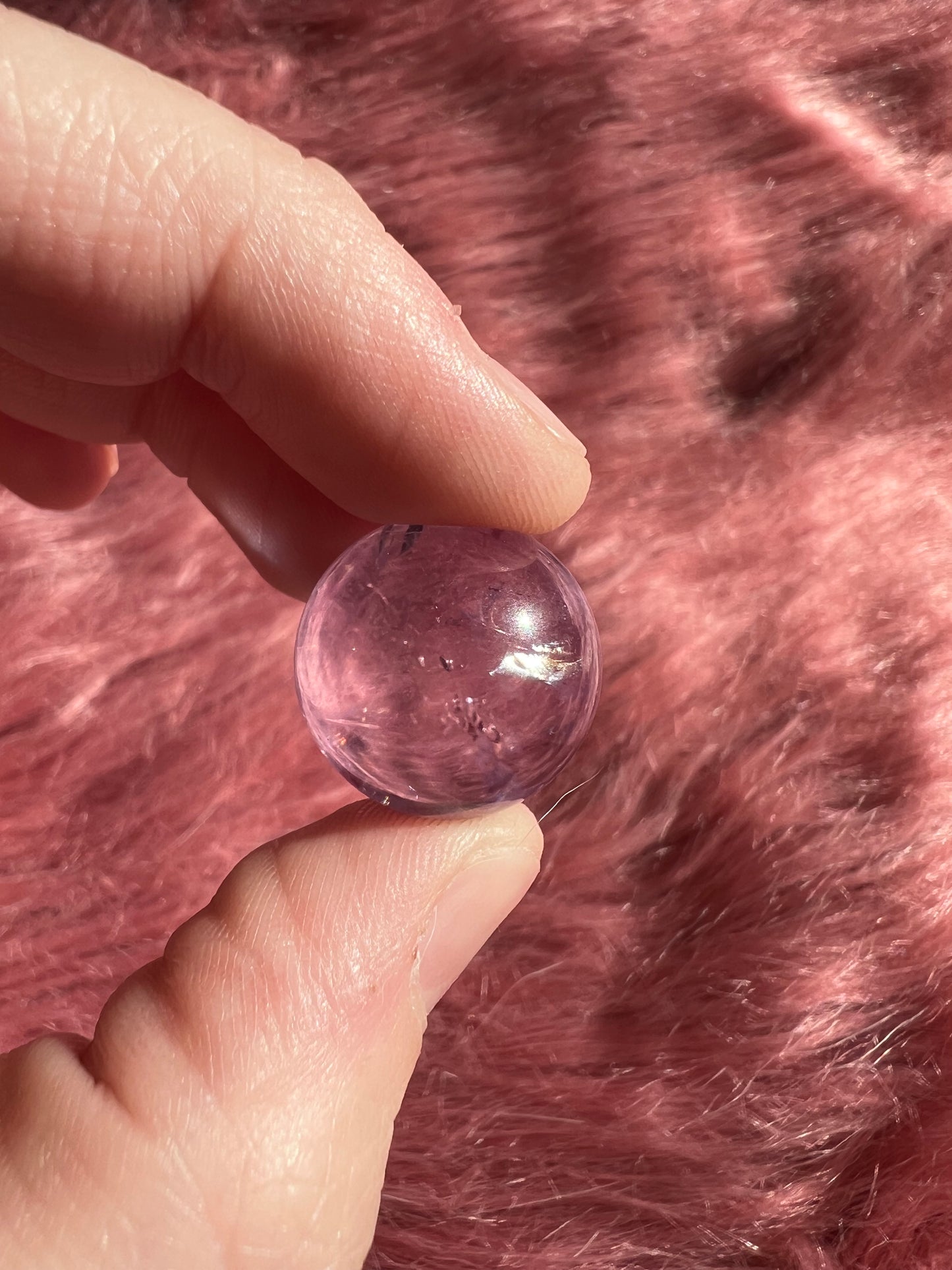 ONE (1) Stunning Amethyst Mini Sphere - Intuitively Picked