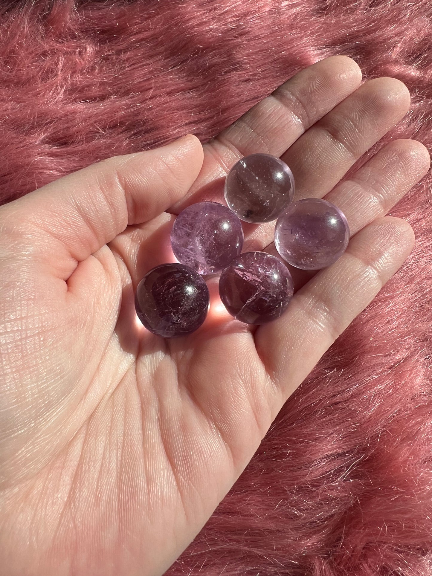 ONE (1) Stunning Amethyst Mini Sphere - Intuitively Picked