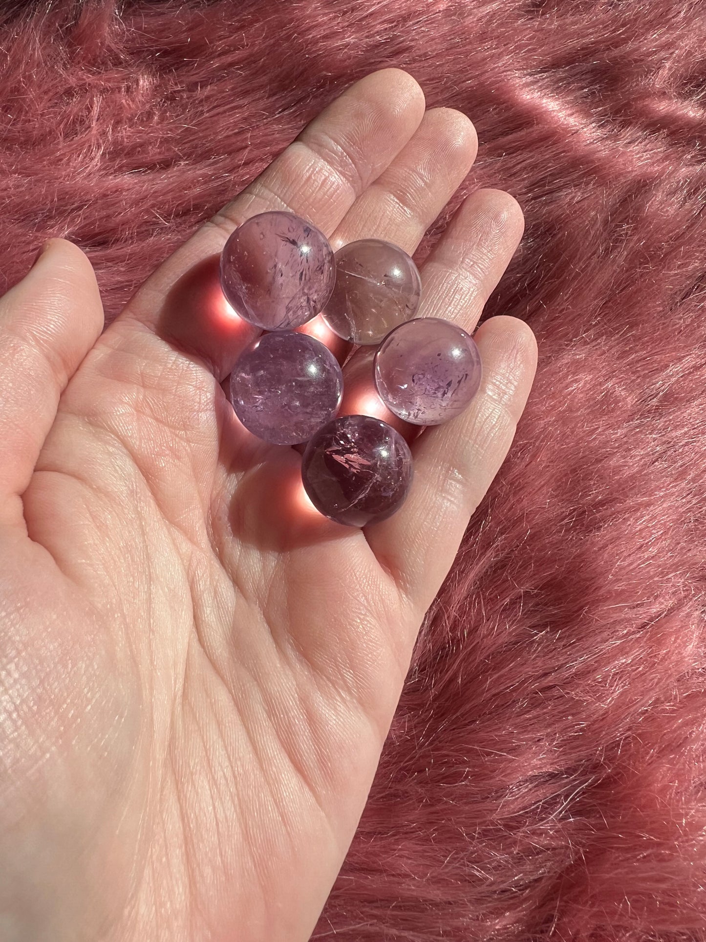 ONE (1) Stunning Amethyst Mini Sphere - Intuitively Picked