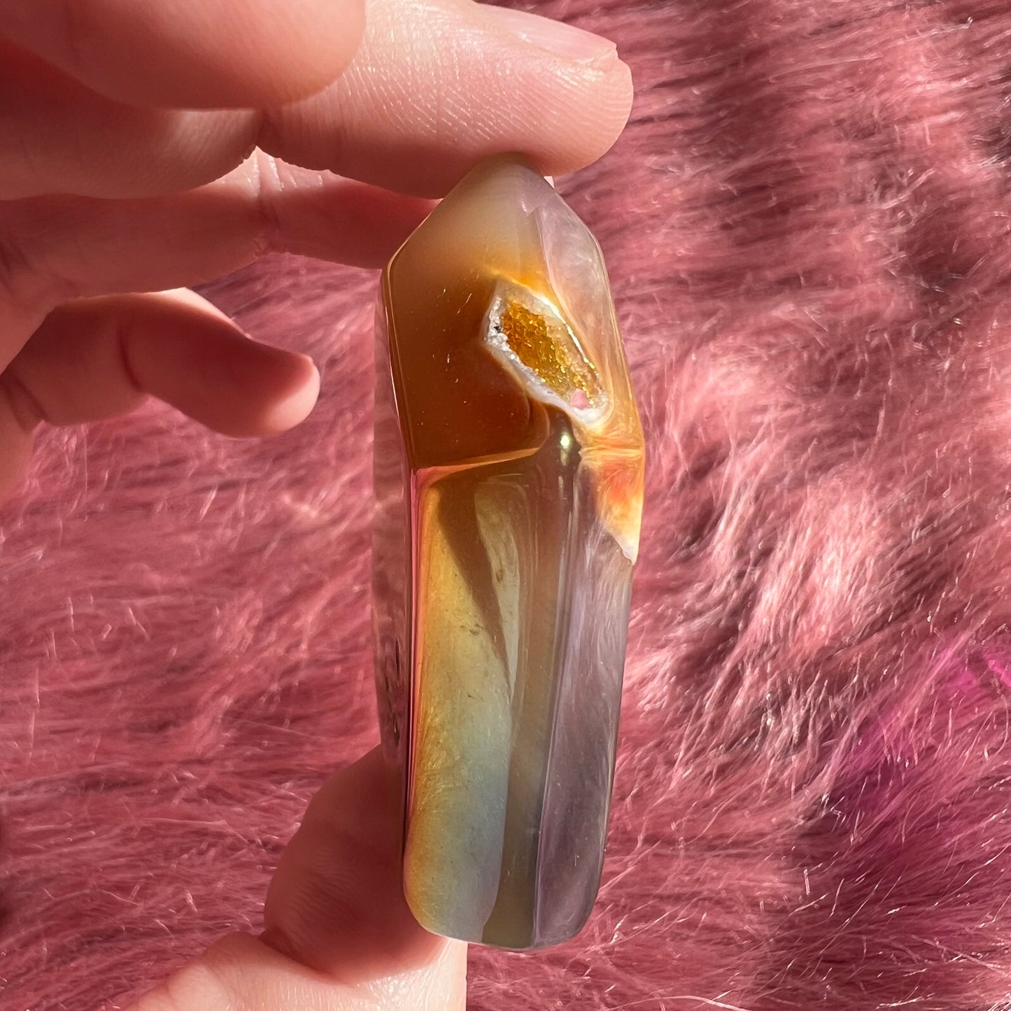 Stunning Chunky Aura Quartz Tower - H