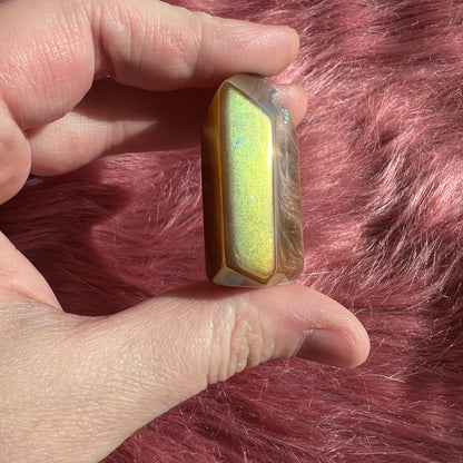 Stunning Chunky Aura Quartz Tower - K