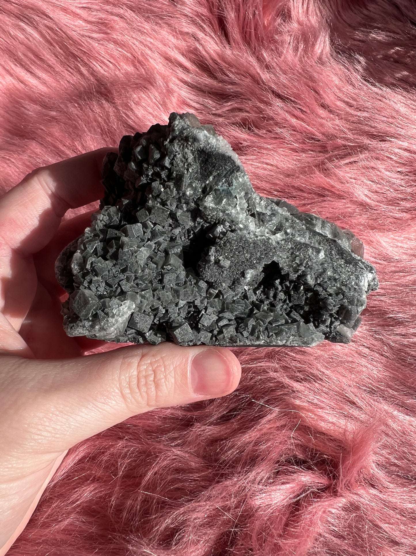 Stunning Black Fluorite Specimen