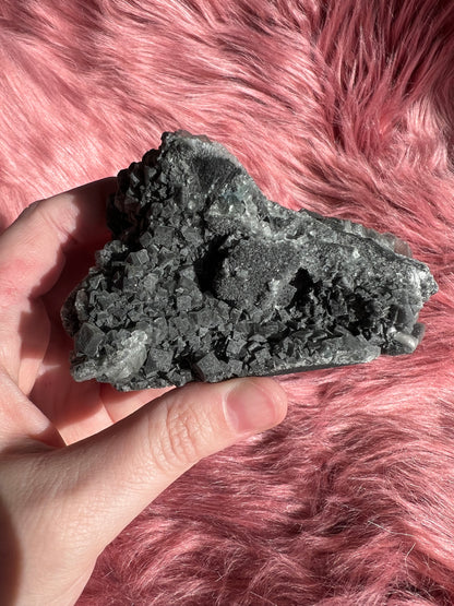 Stunning Black Fluorite Specimen