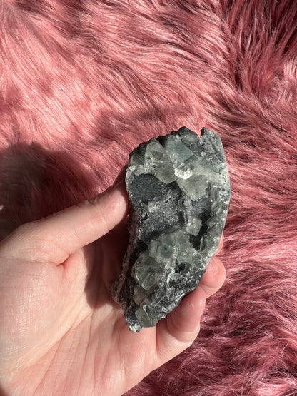 Stunning Black Fluorite Specimen