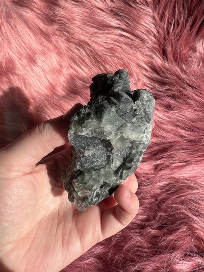 Stunning Black Fluorite Specimen