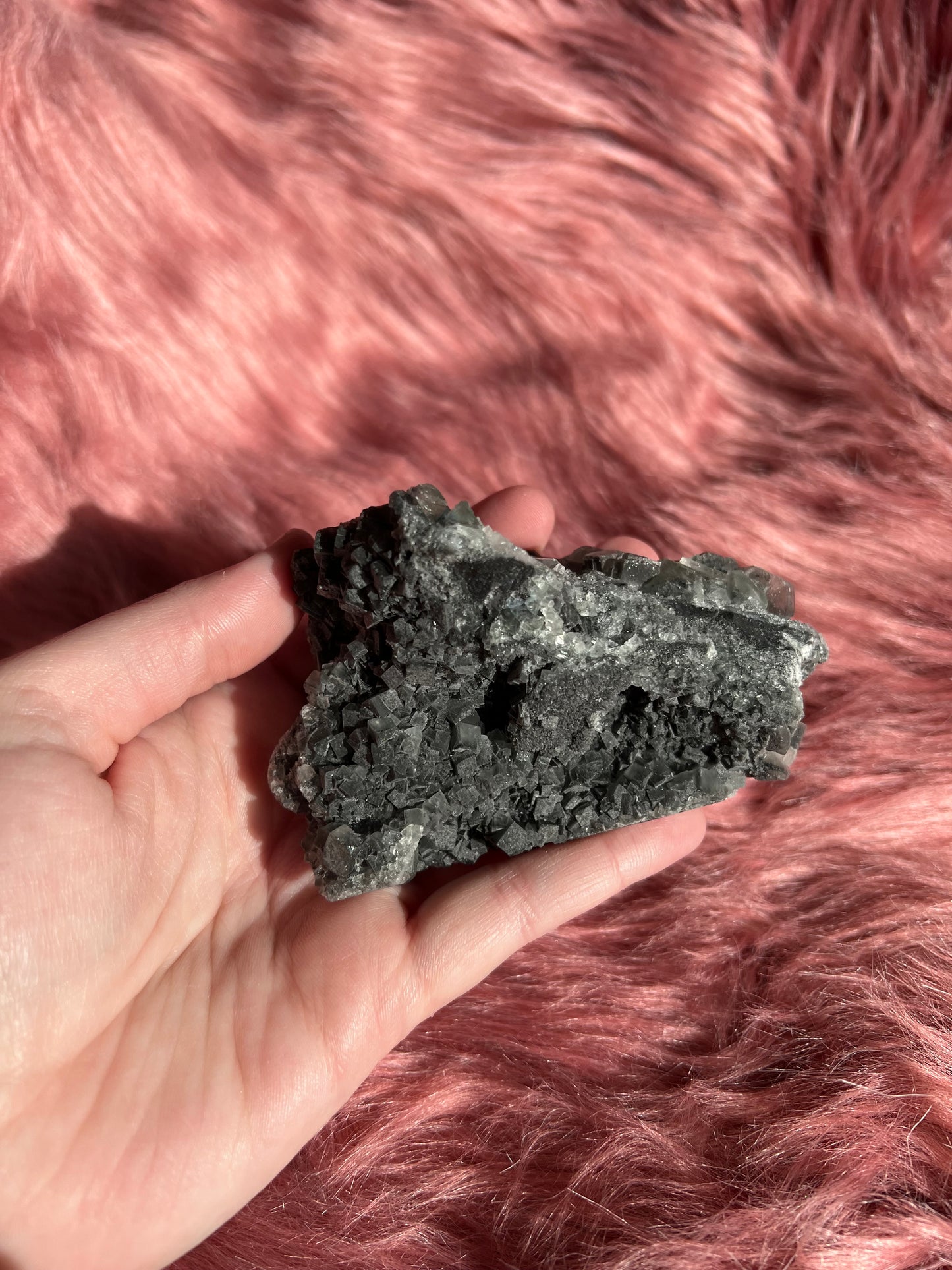 Stunning Black Fluorite Specimen