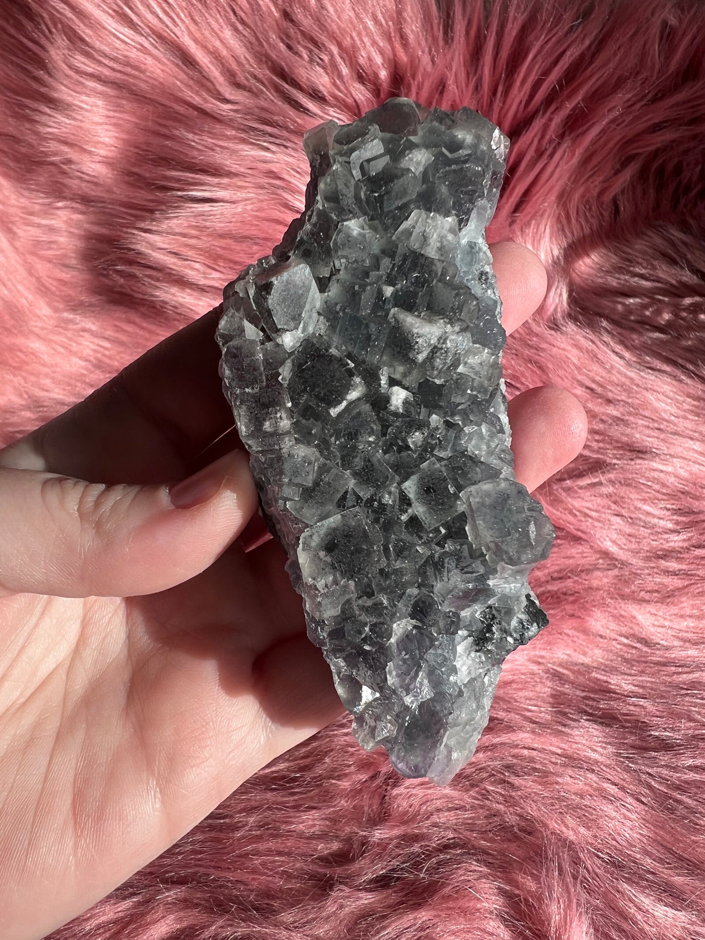 Stunning Black Fluorite Specimen A