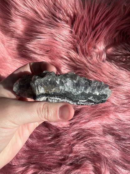 Stunning Black Fluorite Specimen A