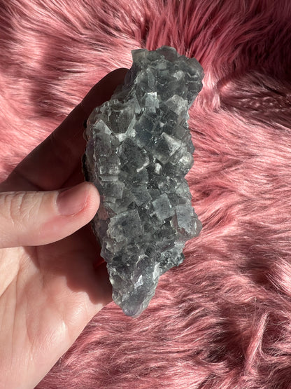 Stunning Black Fluorite Specimen A