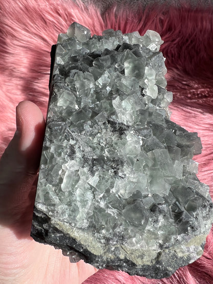 Stunning Black Fluorite Specimen