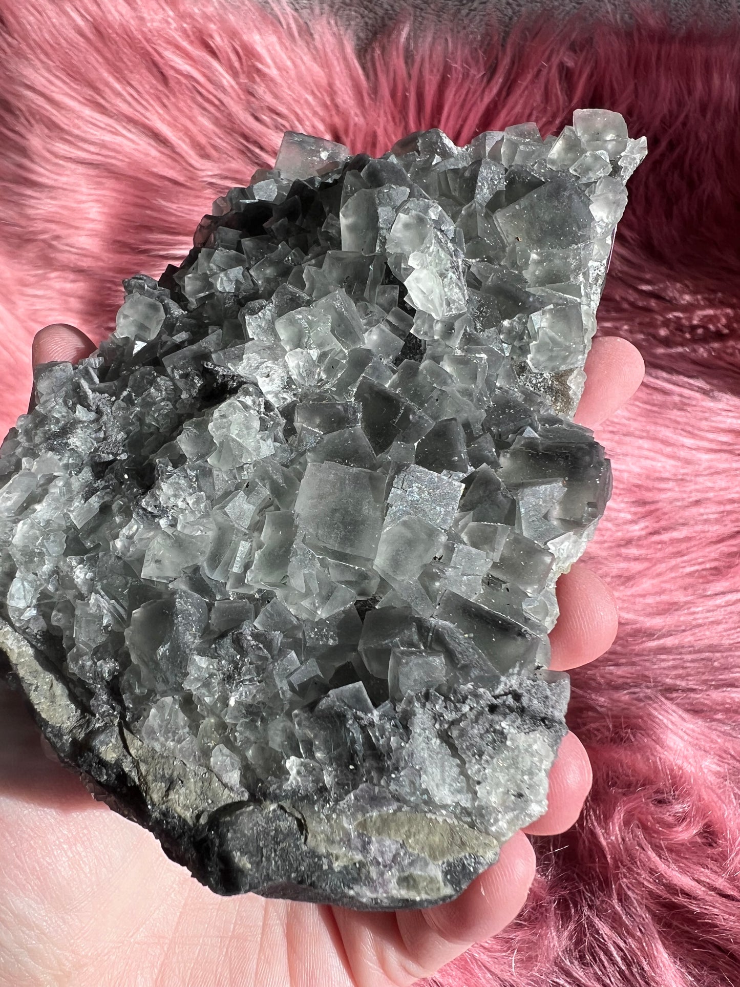 Stunning Black Fluorite Specimen