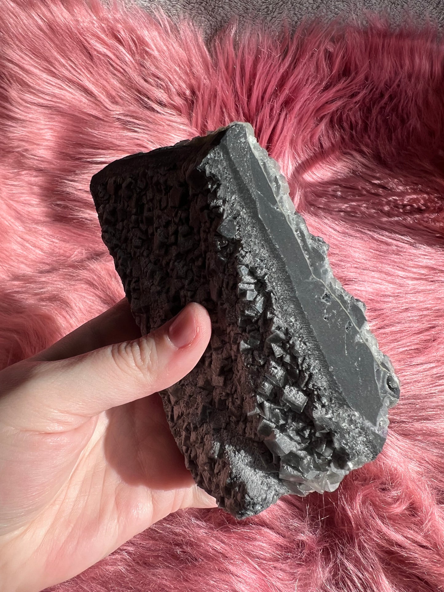 Stunning Black Fluorite Specimen