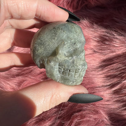 Stunning High Quality Small Labradorite Skull