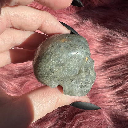 Stunning High Quality Small Labradorite Skull