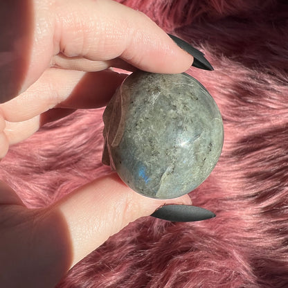 Stunning High Quality Small Labradorite Skull