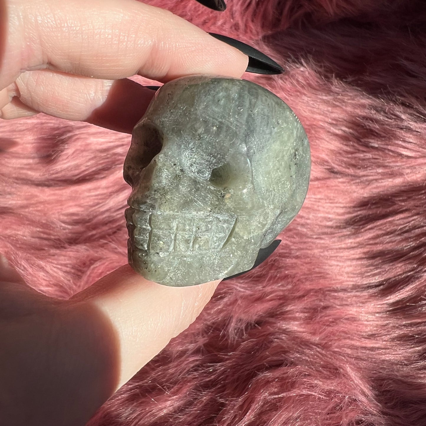 Stunning High Quality Small Labradorite Skull