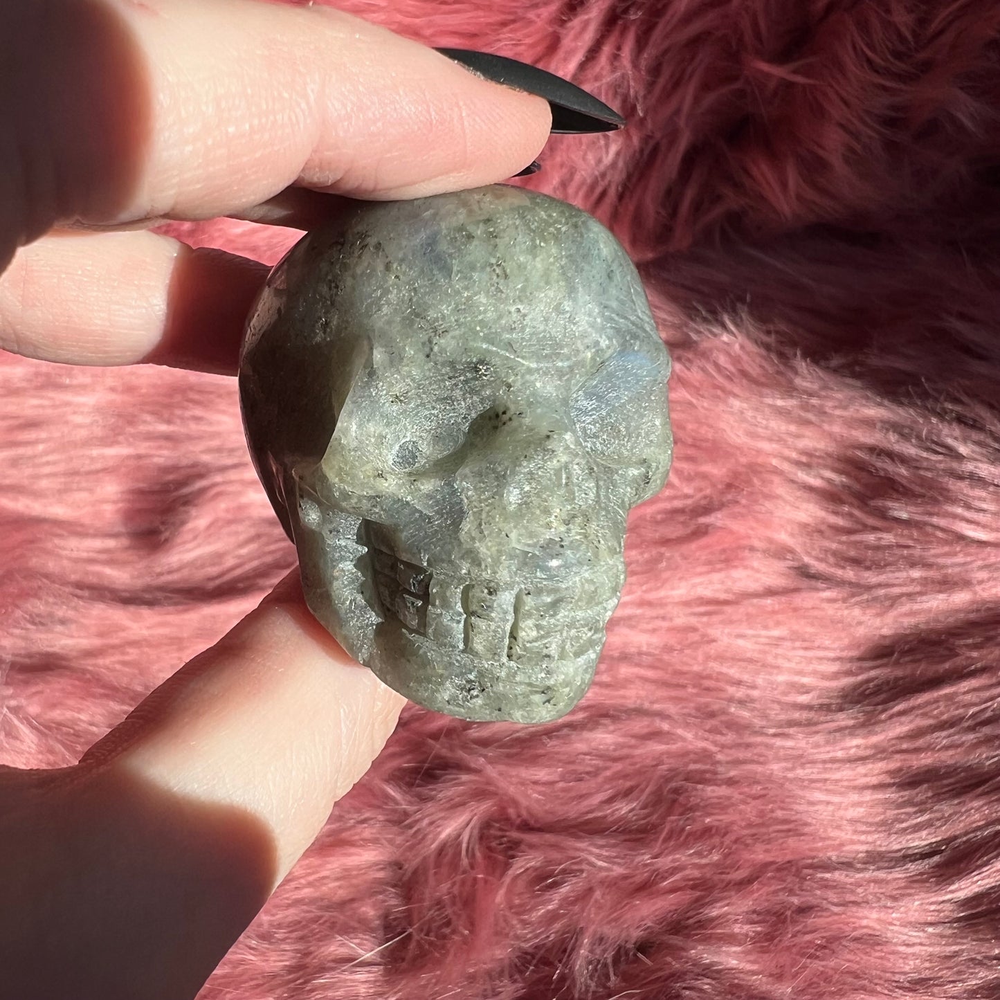 Stunning High Quality Small Labradorite Skull