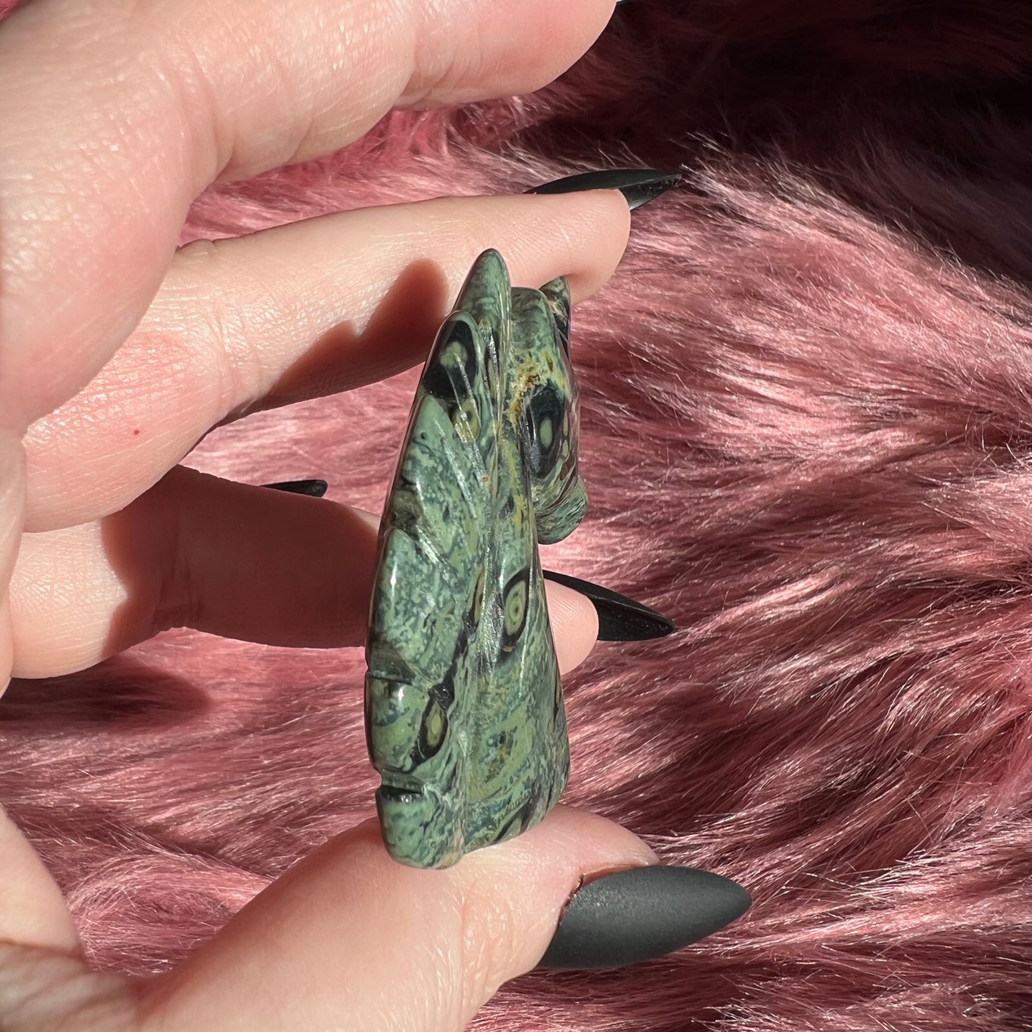 Stunning High Quality Kambaba Jasper Unicorn Carving - A