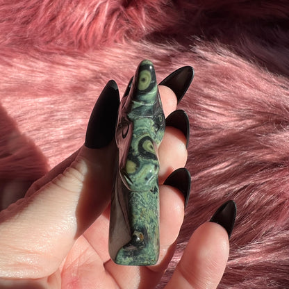 Stunning High Quality Kambaba Jasper Unicorn Carving - A