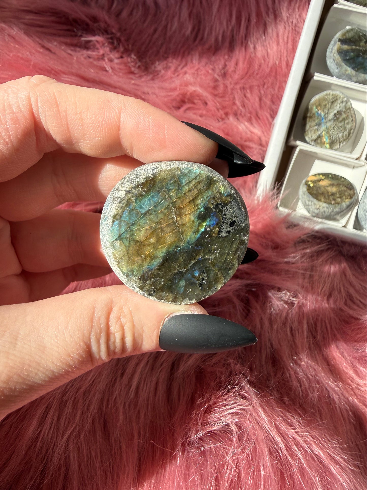 Stunning Flashy Labradorite Seer Stones - Intuitively Selected
