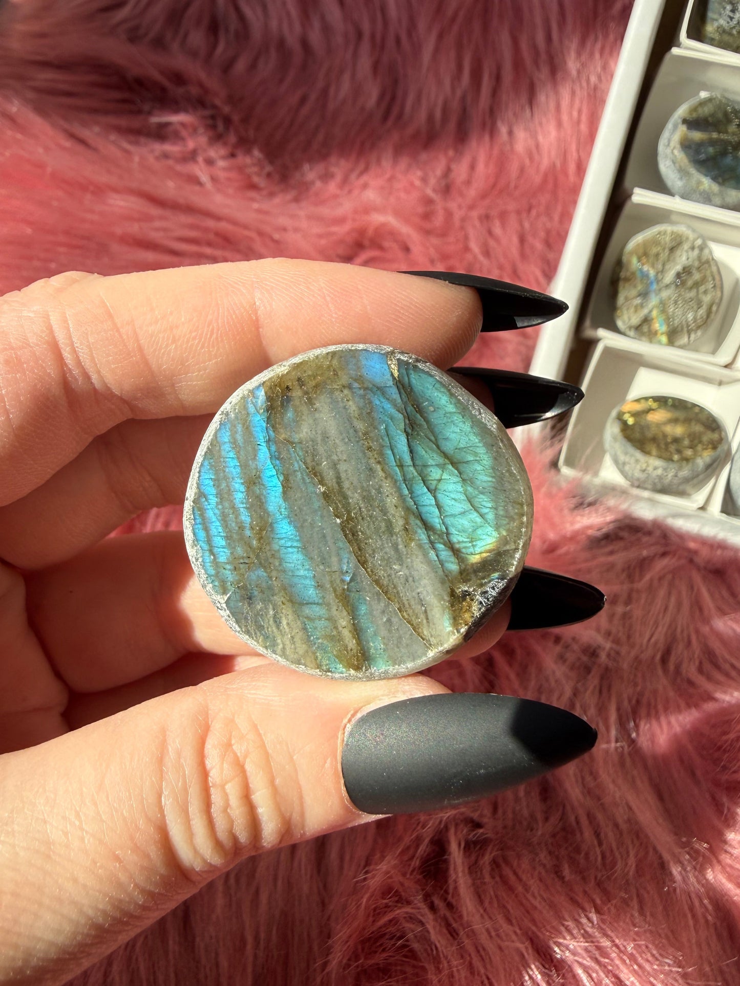 Stunning Flashy Labradorite Seer Stones - Intuitively Selected