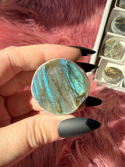 Stunning Flashy Labradorite Seer Stones - Intuitively Selected