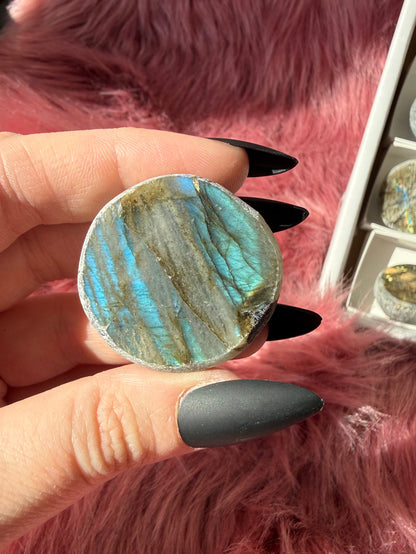 Stunning Flashy Labradorite Seer Stones - Intuitively Selected