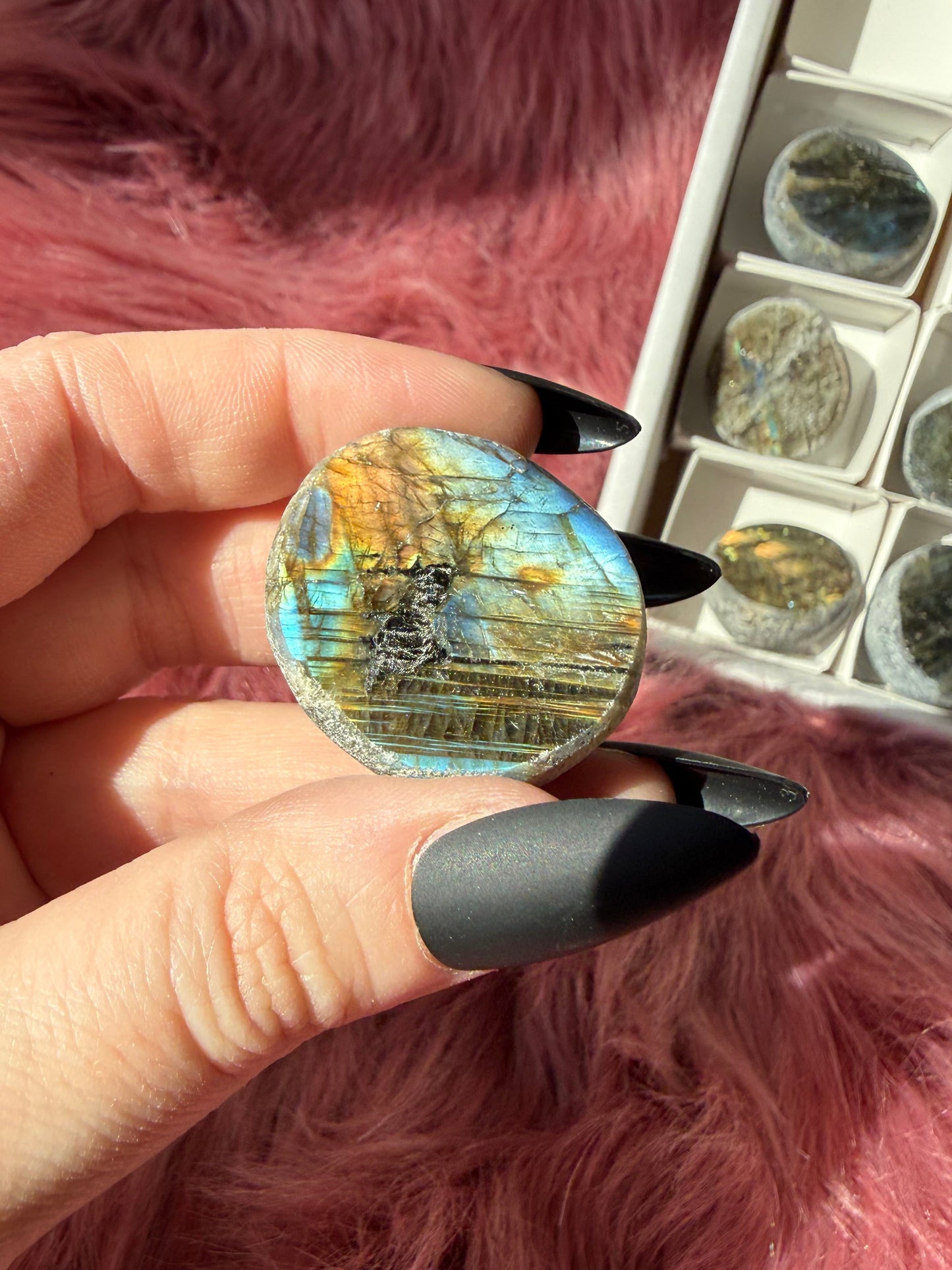 Stunning Flashy Labradorite Seer Stones - Intuitively Selected