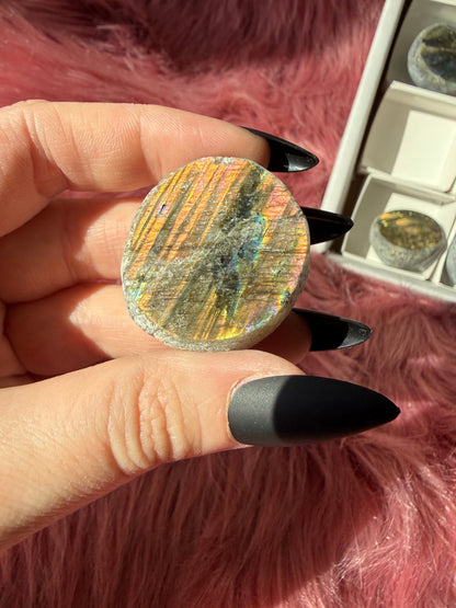 Stunning Flashy Labradorite Seer Stones - Intuitively Selected