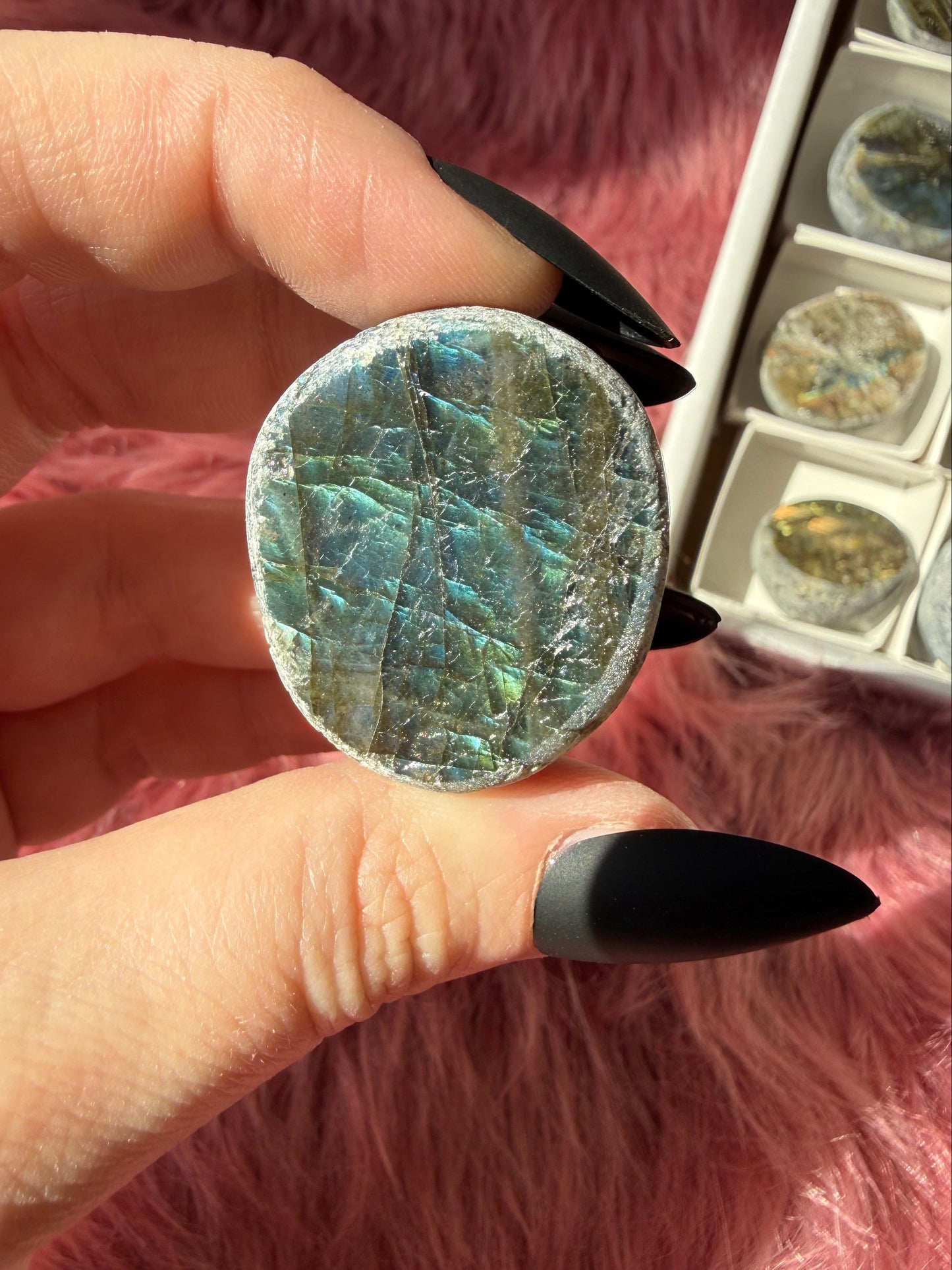 Stunning Flashy Labradorite Seer Stones - Intuitively Selected