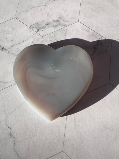 ONE (1) Stunning Druzy Agate Heart