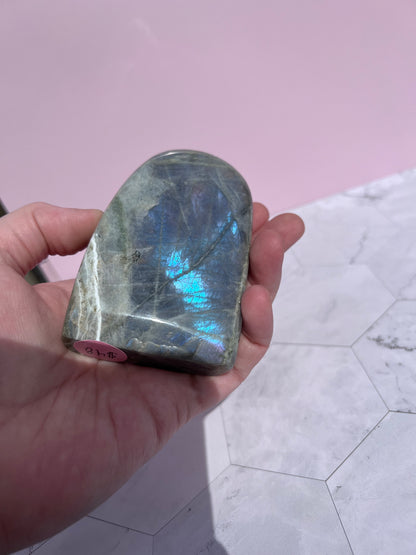 ONE (1) Stunning Flashy Purple Labradorite Freeform (48)