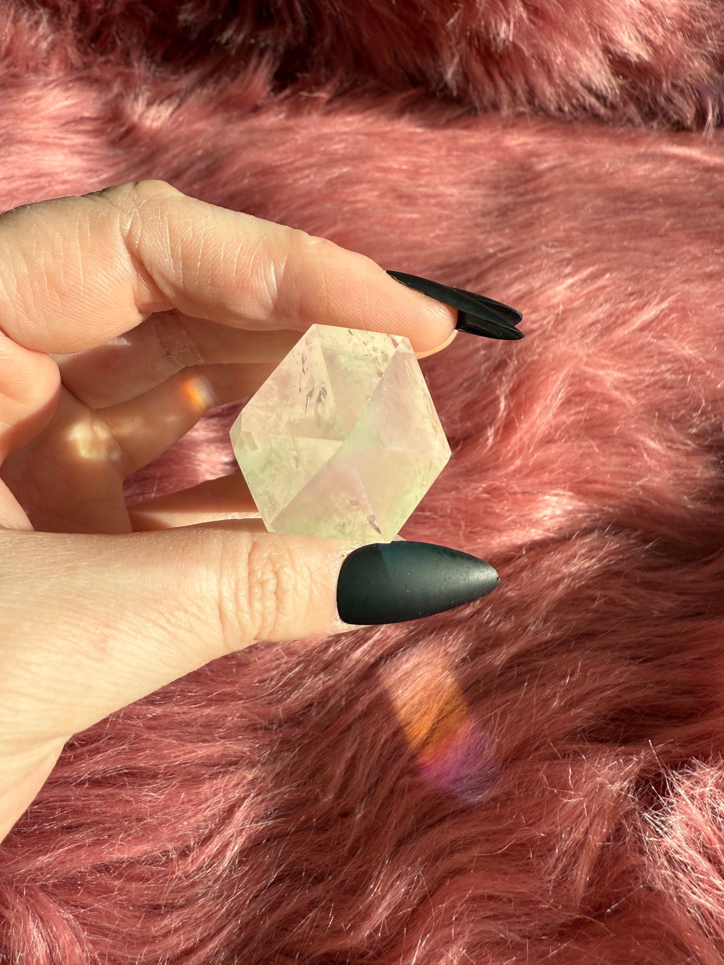 Stunning Aura Treated Quartz Tower - 34