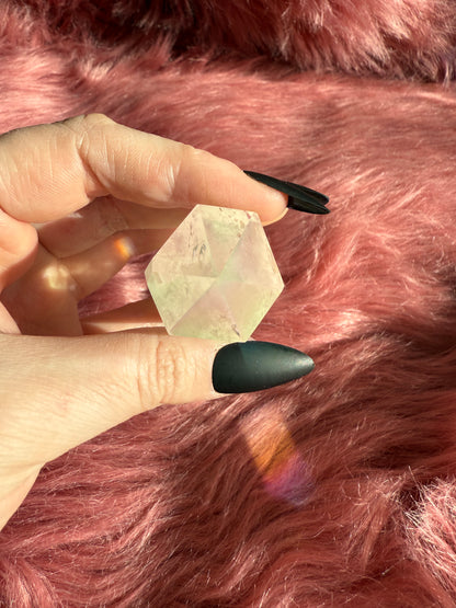 Stunning Aura Treated Quartz Tower - 34