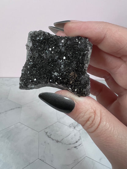 ONE (1) Stunning Black Amethyst Specimen B