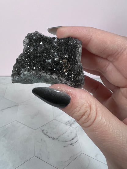 ONE (1) Stunning Black Amethyst Specimen B