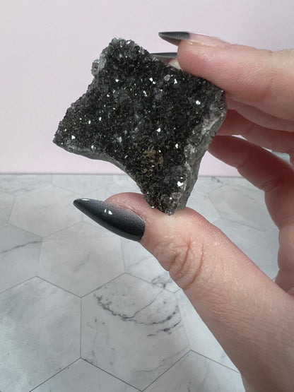 ONE (1) Stunning Black Amethyst Specimen B