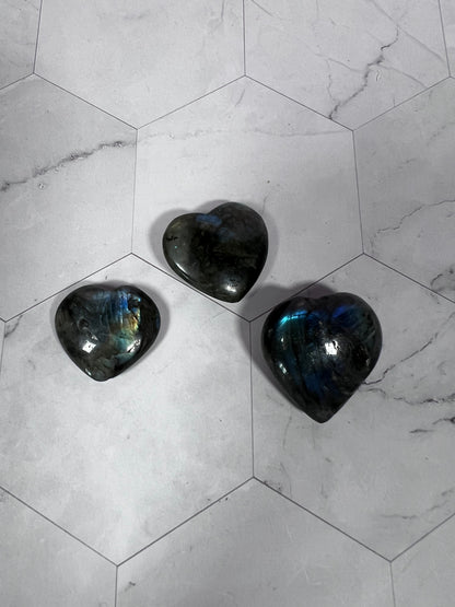 ONE (1) Flashy Labradorite Mini Carvings - Intuitively Chosen